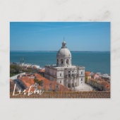 Kerk van Santa Engracia in Lissabon, Portugal Briefkaart (Voorkant)