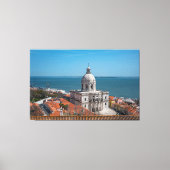Kerk van Santa Engracia in Lissabon, Portugal Canvas Afdruk (Voorkant)