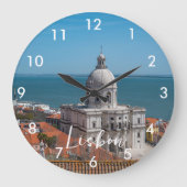 Kerk van Santa Engracia in Lissabon, Portugal Grote Klok (Voorkant)