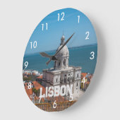 Kerk van Santa Engracia in Lissabon, Portugal Grote Klok (Hoek)