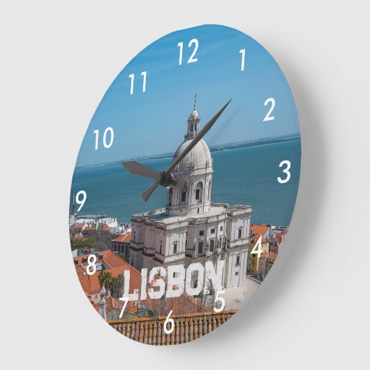 Kerk van Santa Engracia in Lissabon, Portugal Grote Klok (Hoek)