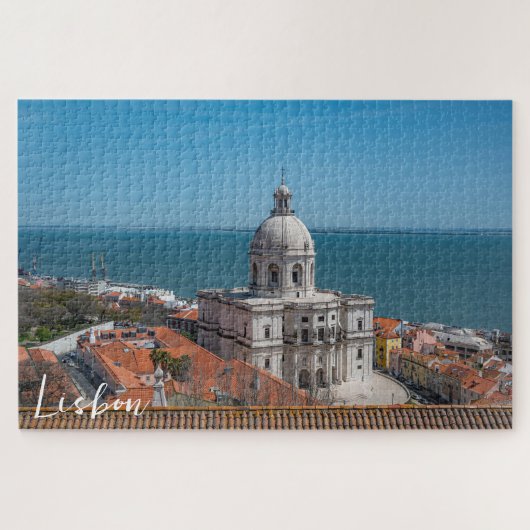 Kerk van Santa Engracia in Lissabon, Portugal Legpuzzel (Horizontaal)