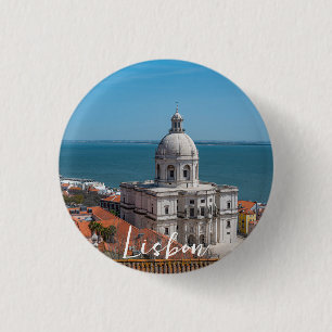 Kerk van Santa Engracia in Lissabon, Portugal Ronde Button 3,2 Cm