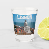 Kerk van Santa Engracia in Lissabon, Portugal Shot Glas (Voorkant)