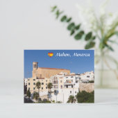 Kerk van Santa Maria — Mahon, Menorca, Spanje Briefkaart (Staand voorkant)