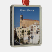 Kerk van Santa Maria — Mahon, Menorca, Spanje Metalen Ornament (Rechts)