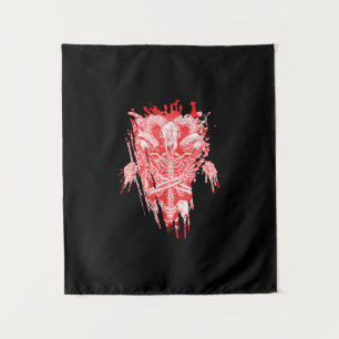 Kerk van Satan Geschenk Alle Hallelujah Geit Satan Wandkleed