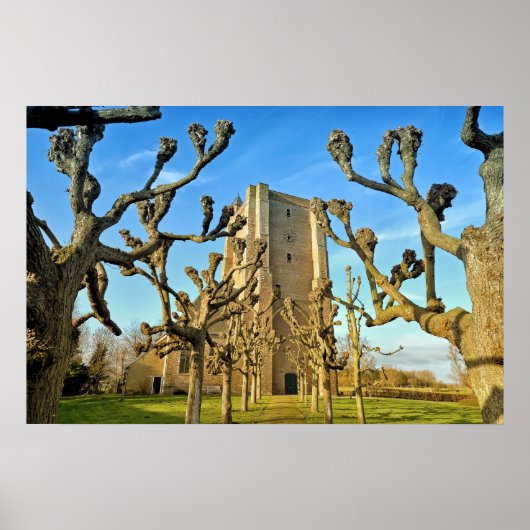 kerk van Sint Anna ter Muiden in Sluis Poster (Voorkant)