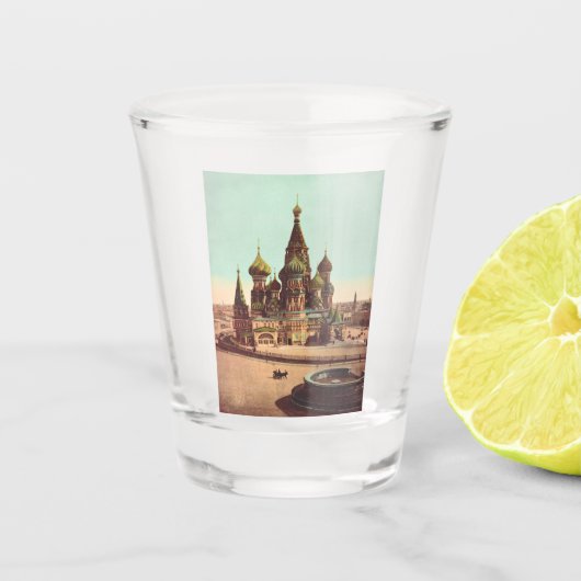 Kerk van St. Basil, Rode Plein Moskou Shot Glas (Voorkant)