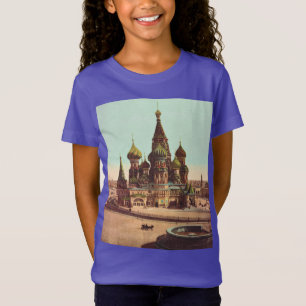 Kerk van St. Basil, Rode Plein Moskou T-shirt