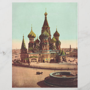 Kerk van St. Basilius, Rode Plein Moskou Flyer