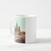 Kerk van St. Basilius, Rode Plein Moskou Koffiemok (Voorkant links)