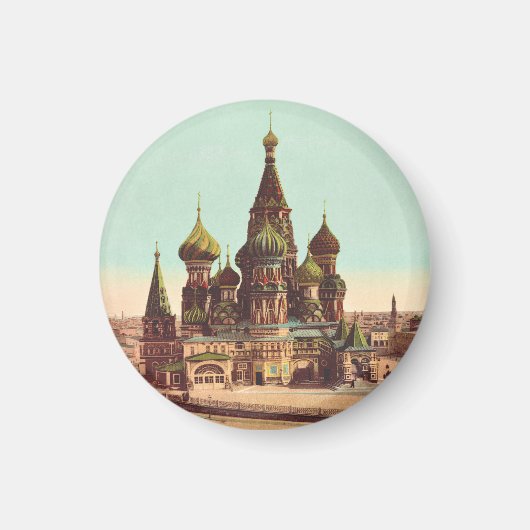 Kerk van St. Basilius, Rode Plein Moskou Magneet (Voorkant)