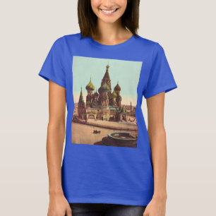 Kerk van St. Basilius, Rode Plein Moskou T-shirt
