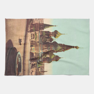 Kerk van St. Basilius, Rode Plein Moskou Theedoek
