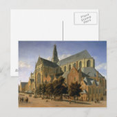 Kerk van St. Bavo in Haarlem, 1666 Briefkaart (Voorkant / Achterkant)