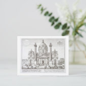 Kerk van St. Charles Borromeo (1538-84), Wenen, Briefkaart (Staand voorkant)