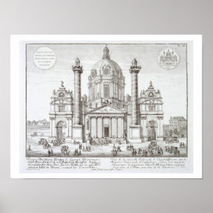 Kerk van St. Charles Borromeo (1538-84), Wenen, Poster