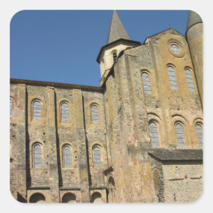 Kerk van St. Foy, met c.1050 begonnen door Abbot O Vierkante Sticker