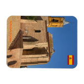 Kerk van St.George, Palos de la Frontera in Spanje Magneet (Horizontaal)