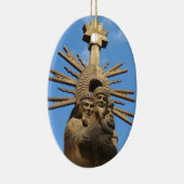 Kerk van St. George Statue, Vilkija, LITOUWEN Keramisch Ornament (Rechts)