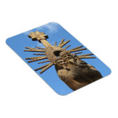 Kerk van St. George Statue, Vilkija, LITOUWEN — Magneet (Rechterzijde)