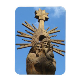 Kerk van St. George Statue, Vilkija, LITOUWEN — Magneet