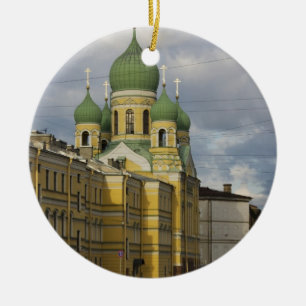 Kerk van St.Isidor Yurievsky & N. Chudotvorets Keramisch Ornament