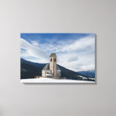 Kerk van St. Jakob in Villnöss canvas print (Voorkant)