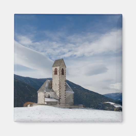 Kerk van St. Jakob in Villnöss magneet (Voorkant)