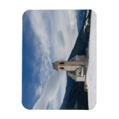 Kerk van St. Jakob in Villnöss rechthoekige magnee Magneet (Verticaal)