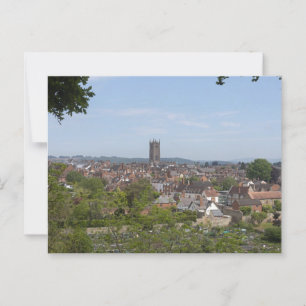 Kerk van St Laurence Ludlow Briefkaart