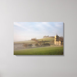 Kerk van St. Mary Crosthwaite Canvas Afdruk