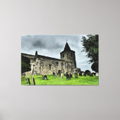 Kerk van St. Oswald bij Lythe bij Whitby Canvas Afdruk (Voorkant)