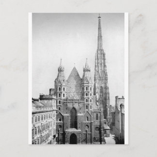 Kerk van St. Stephens, Wenen, circa 1890 Briefkaart