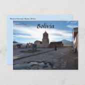 Kerk van Tomarapi in Sajama Bolivia Briefkaart (Voorkant / Achterkant)