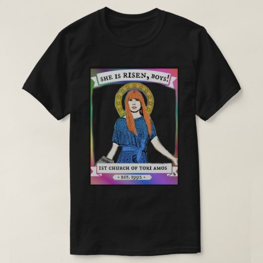 Kerk van Tori Amos transparante achtergrond T-shirt (Design voorkant)