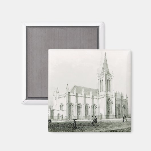 Kerk van Trinity, haven van Spanje Magneet (Voorkant / Achterkant)