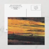 Kerk van Twilight Van Gogh Fine Art Briefkaart (Voorkant / Achterkant)