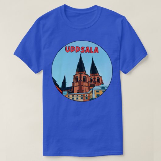 Kerk van Uppsala T-shirt (Design voorkant)
