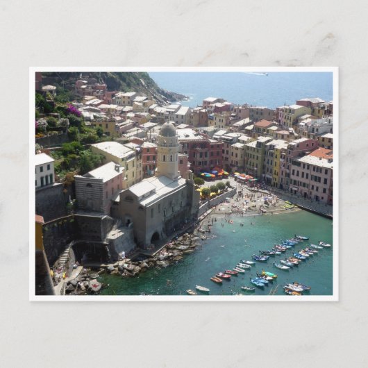 kerk van vernazza briefkaart (Voorkant)