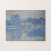 Kerk van Vernon in de Fog Monet Fine Art Legpuzzel (Horizontaal)