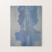 Kerk van Vernon in de Fog Monet Fine Art Legpuzzel (Verticaal)