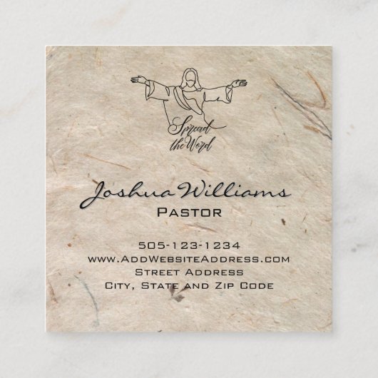 Kerk Visitekaartje Outreach (Achterkant)