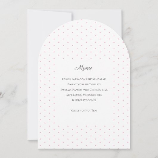 Kerk Vrouwen Tea Party Ideeën Kaart (Achterkant)