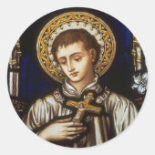 Kerk Windows 91 Ronde Sticker (Voorkant)