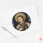 Kerk Windows 91 Ronde Sticker (Envelop)