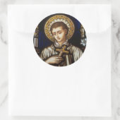 Kerk Windows 91 Ronde Sticker (Tas)