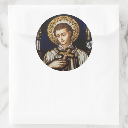 Kerk Windows 91 Ronde Sticker (Tas)