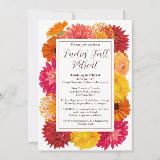 Kerk Women's Retreat Conferentie of evenement Kaart (Voorkant)